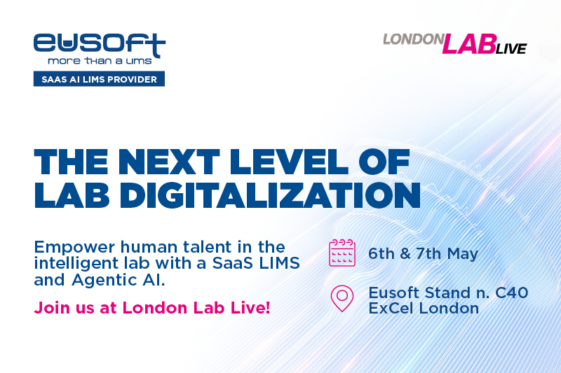 Eusoft at London Lab Live 2026: From operational to cognitive automation with a SaaS AI LIMS